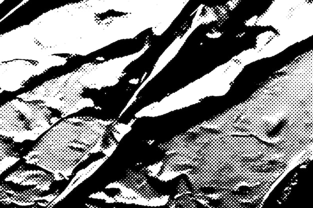 Fondo de textura grunge de medio tono negro y blanco