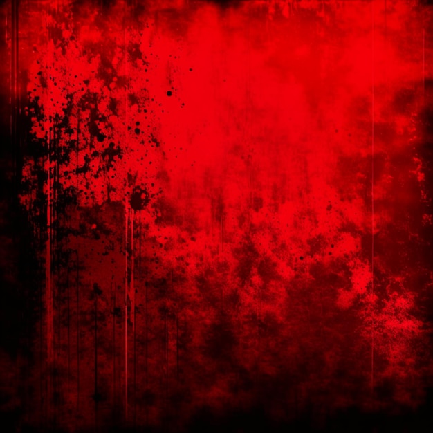 Fondo de textura Grunge rojo con arañazos sangrientos o textura roja o fondo abstracto rojo