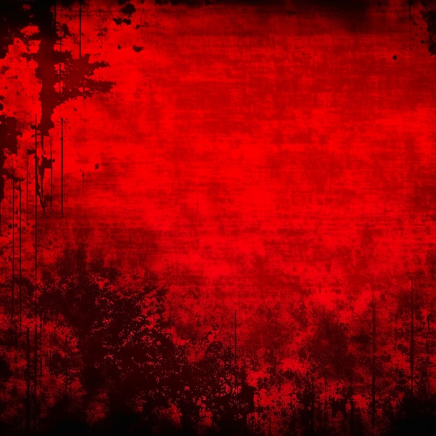 Foto fondo de textura grunge rojo con arañazos sangrientos o textura roja o fondo abstracto rojo