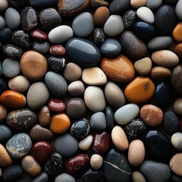 Fondo de textura de guijarros de playa suave