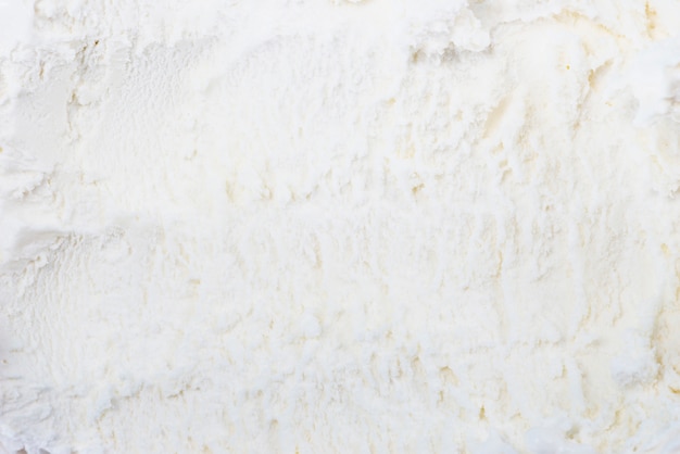 Foto fondo de textura de helado blanco congelado