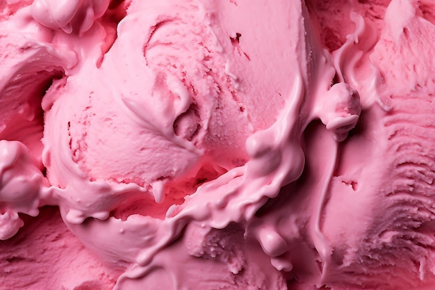 Fondo de textura de helado de teaberry