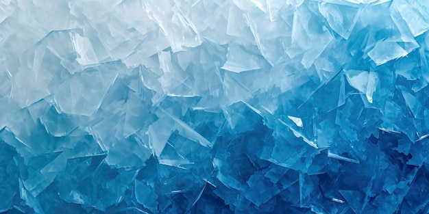 Fondo de textura de hielo azul geométrico