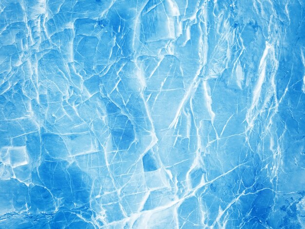 Fondo de textura de hielo azul