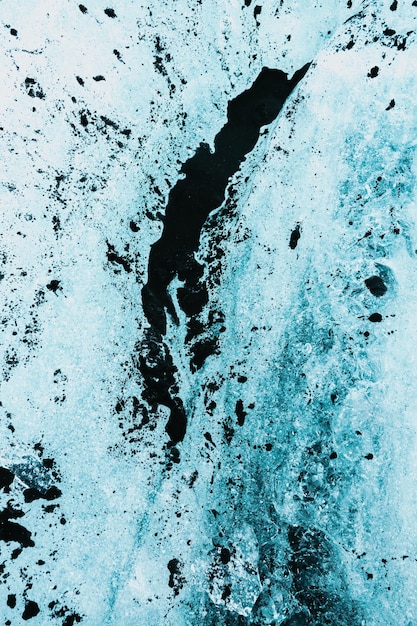 Foto fondo de textura de hielo congelado fondo de pantalla de estilo minimalista fluido abstracto grietas en el agua