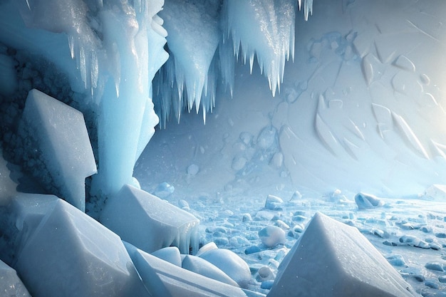 Fondo de textura de hielo estilizado