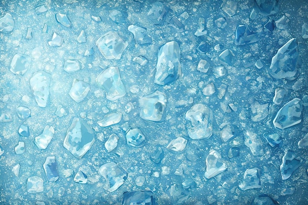 Fondo de textura de hielo estilizado