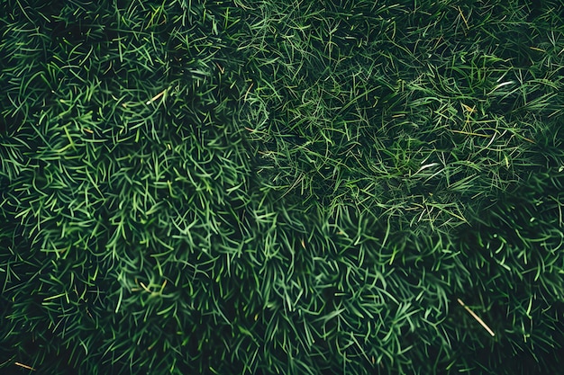 Foto fondo de textura de hierba verde vista superior del campo de fútbol con hierba verde