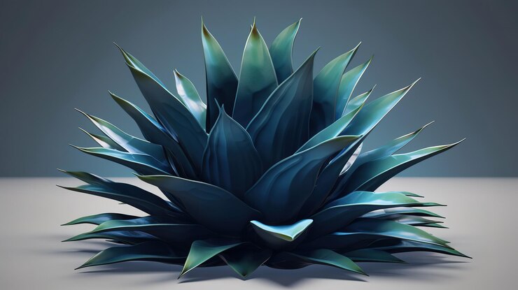 Fondo de textura de hoja de agave Generativo Ai