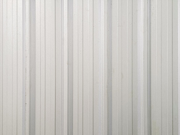 Fondo de textura de hoja de metal plateado