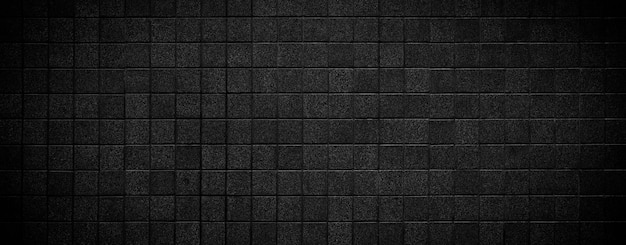 Fondo de textura horizontal de pared de ladrillo negro