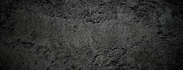 Fondo de textura de hormigón de piedra negra Cemento negro gris oscuro para el fondo