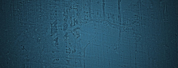 Fondo de textura de hormigón vacío azul marino Fondo de pared de cemento Grunge