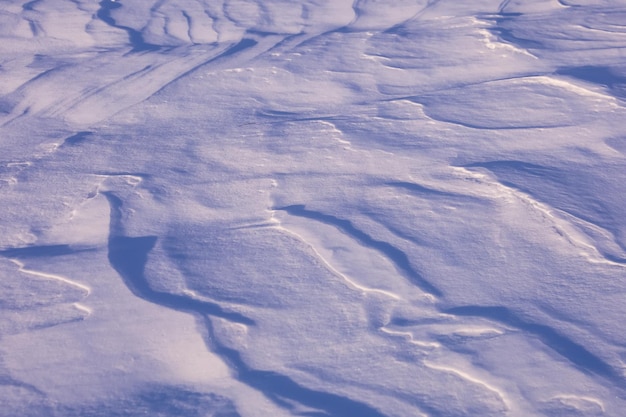 Fondo de textura de invierno de nieve en color violeta muy moderno del año