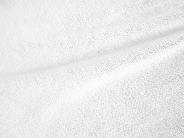 Fondo de textura de lana limpia blanca tela de lana de oveja natural clara textura de algodón transparente blanco de piel esponjosa para diseñadores fragmento de primer plano alfombra de lana blanca