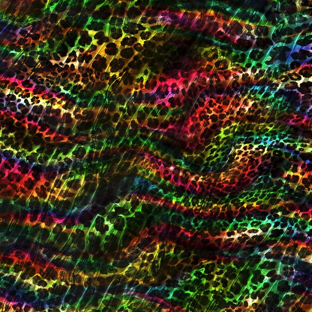 Foto fondo de textura de leopardo colorido abstracto