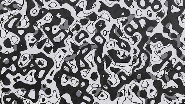 Fondo de textura líquida abstracta en blanco y negro