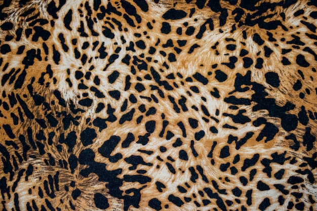 Fondo de textura de lona de impresión animal leopardo