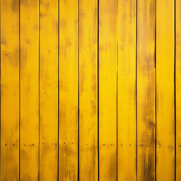 Foto fondo de textura de madera en color amarillo