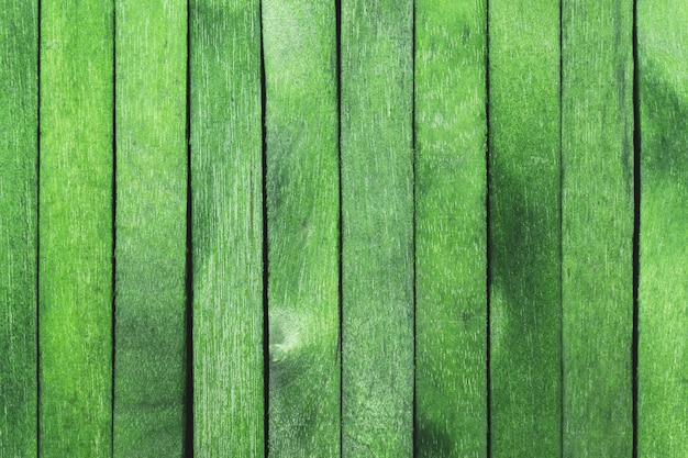 Fondo de textura de madera de color verde