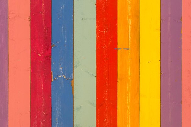 Foto fondo de textura de madera colorida