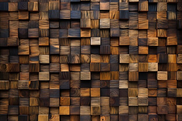 Foto fondo de textura de madera fondo abstracto textura de cubos de madera