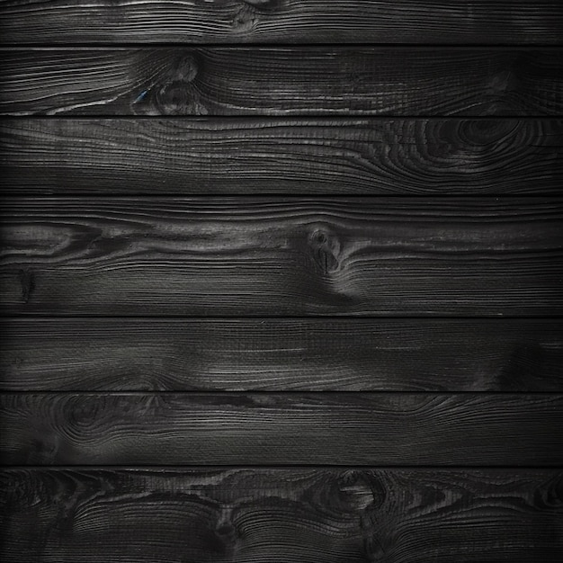 Fondo de textura de madera negra con una mancha oscura generativa ai