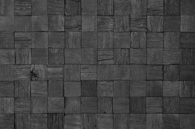 Fondo de textura de madera oscura de panel de pared de tablón negro