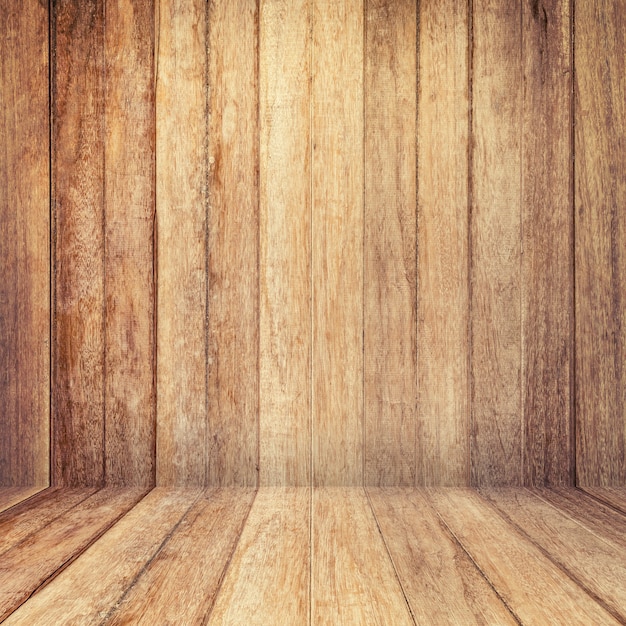 Fondo de textura de madera. perspectiva de madera vieja de la pared y del piso para el fondo.