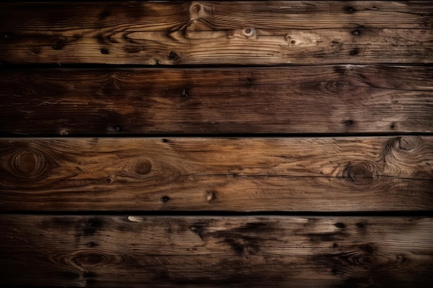 Fondo de textura de madera rústica Creado con tecnología de IA generativa