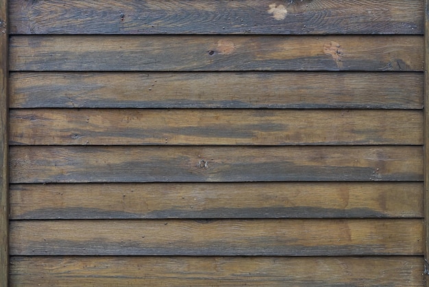 Fondo y textura de madera vieja decorativa a rayas en la superficie de la pared. patrón de una barra de madera