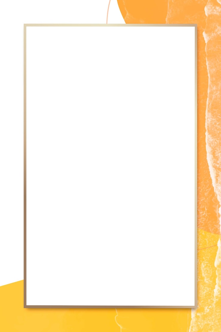 Foto fondo con textura de marco de pie naranja png