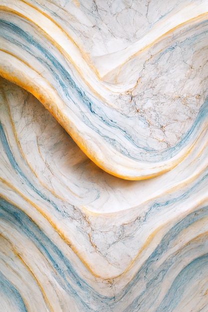 Fondo de textura de mármol abstracto Superficie de mármol blanco y azul claro