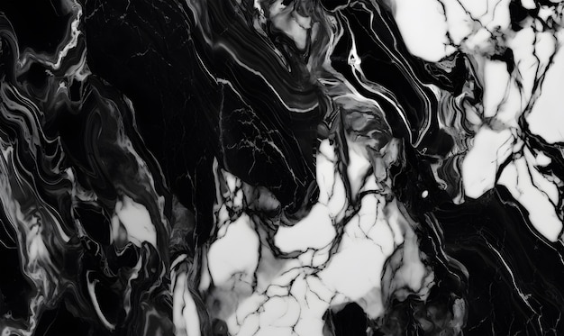 fondo de textura de mármol blanco y negro marca de moda y lujo AI generativa