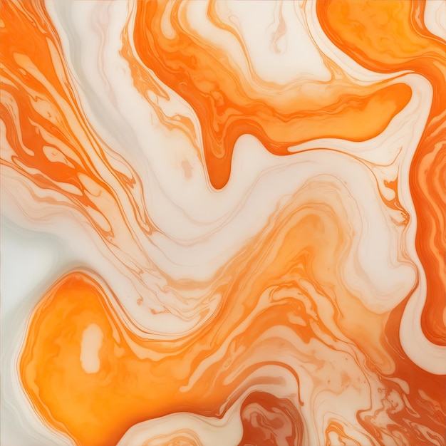 Fondo con textura de mármol naranja y blanco