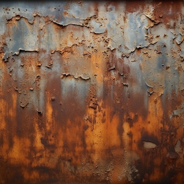 Fondo De Textura De Metal Oxidado Atractivo Industrial Vintage