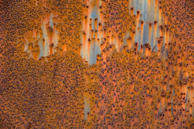 Fondo de textura de metal oxidado para diseño de concepto de construcción industrial