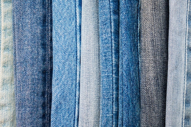 Fondo de textura de mezclilla azul jeans