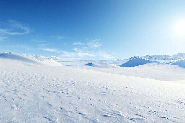 fondo de textura de nieve y espacio vacío