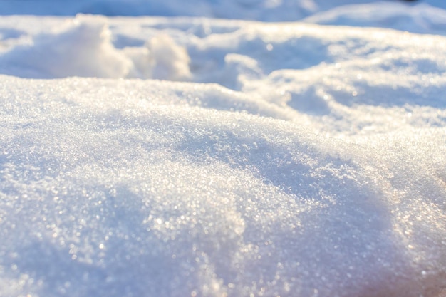 Fondo de textura de nieve fresca en tono azul