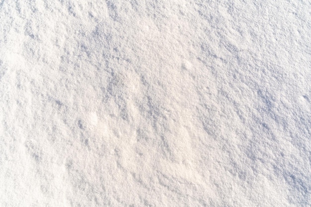 Fondo de textura de nieve de invierno blanco al aire librevista horizontal