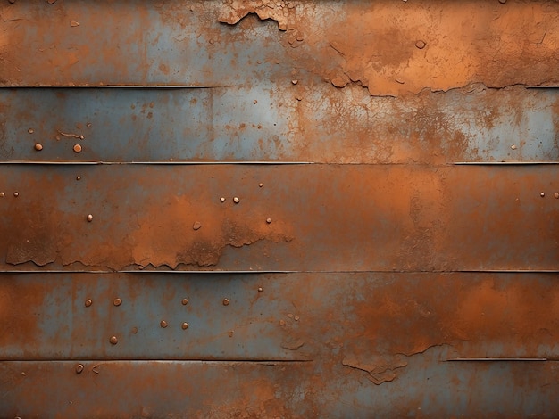 Foto fondo de textura oxidada de cobre viejo grunge