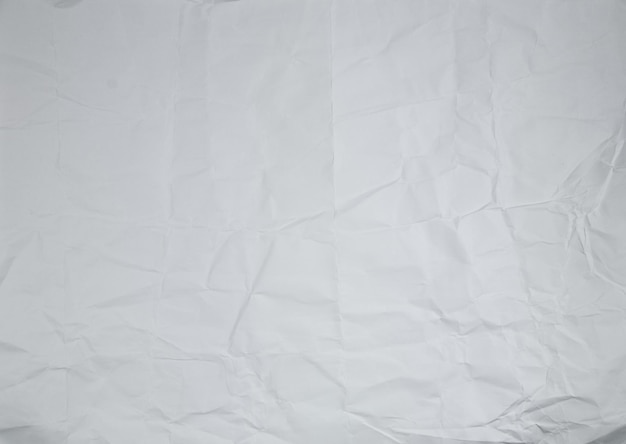 Fondo de textura de papel arrugado y arrugado Papel blanco en escala de grises