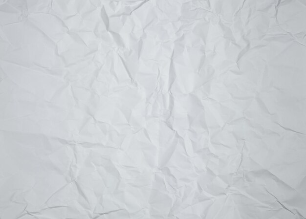 Fondo de textura de papel arrugado y arrugado Papel blanco en escala de grises