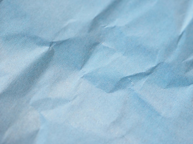 Fondo de textura de papel arrugado azul