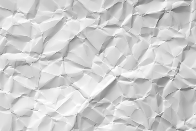 fondo de textura de papel arrugado blanco