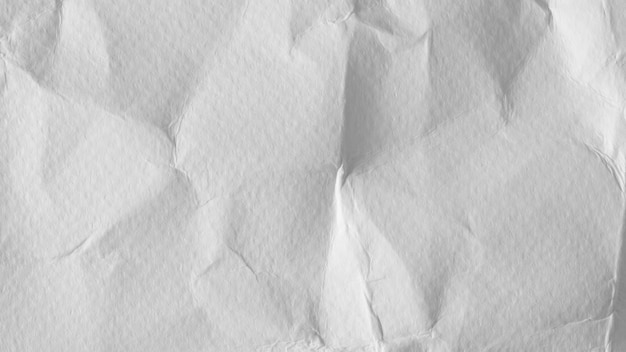 Fondo de textura de papel arrugado blanco