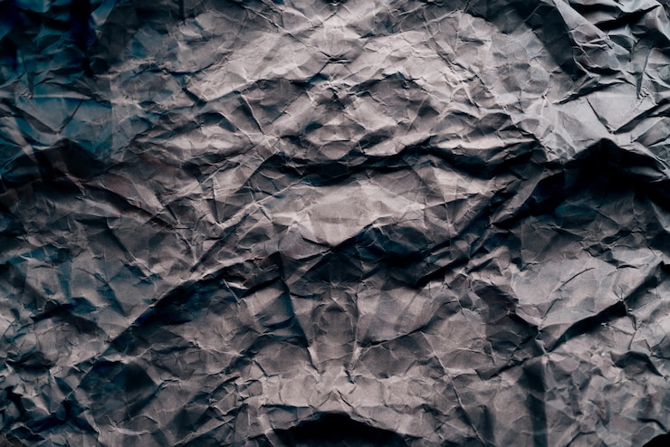 Fondo de textura de papel arrugado gris