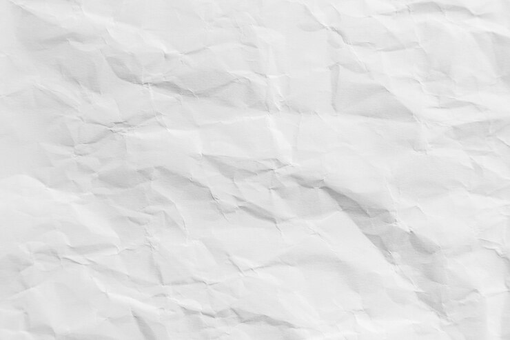 Fondo de textura de papel blanco arrugado reciclado