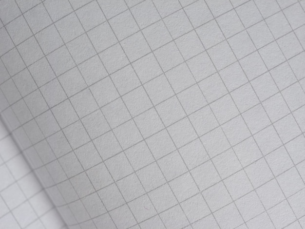 Fondo de textura de papel cuadriculado blanco